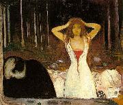 Edvard Munch Ashes painting